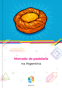 Mercado de pastelaria na Argentina