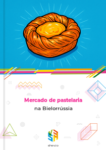 Mercado de pastelaria na Bielorrússia