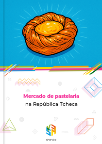 Mercado de pastelaria na República Tcheca