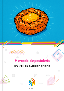 Mercado de pastelería en África Subsahariana