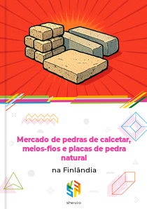 Mercado de pedras de calcetar, meios-fios e placas de pedra natural na Finlândia