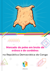 Mercado de peles em bruto de ovinos e de cordeiros na República Democrática do Congo