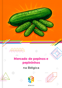 Mercado de pepinos e pepininhos na Bélgica