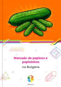 Mercado de pepinos e pepininhos na Bulgária