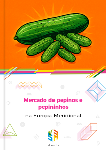 Mercado de pepinos e pepininhos na Europa Meridional