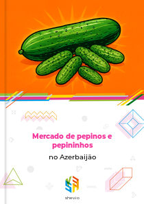 Mercado de pepinos e pepininhos no Azerbaijão
