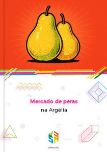 Mercado de peras na Argélia