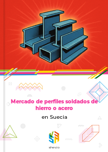 Mercado de perfiles soldados de hierro o acero en Suecia