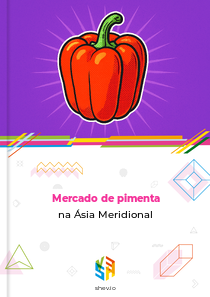 Mercado de pimenta na Ásia Meridional