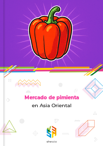 Mercado de pimienta en Asia Oriental