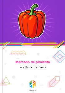 Mercado de pimienta en Burkina Faso
