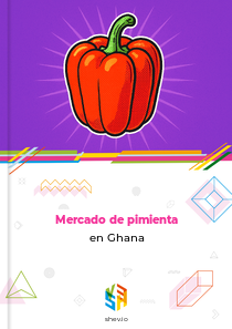 Mercado de pimienta en Ghana
