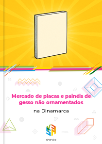 Mercado de placas e painéis de gesso não ornamentados na Dinamarca