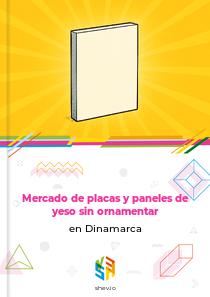 Mercado de placas y paneles de yeso sin ornamentar en Dinamarca