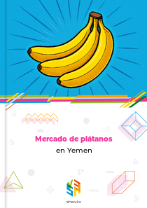 Mercado de plátanos en Yemen