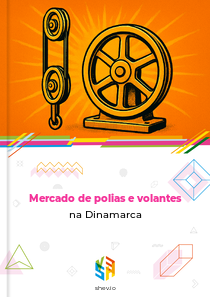 Mercado de polias e volantes na Dinamarca