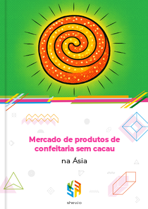 Mercado de produtos de confeitaria sem cacau na Ásia