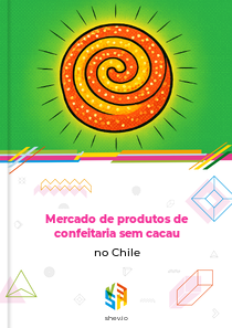 Mercado de produtos de confeitaria sem cacau no Chile