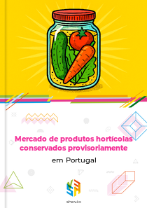 Mercado de produtos hortícolas conservados provisoriamente em Portugal