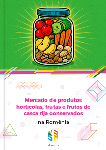 Mercado de produtos hortícolas, frutas e frutos de casca rija conservados na Romênia