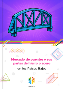 Mercado de puentes y sus partes de hierro o acero en los Países Bajos