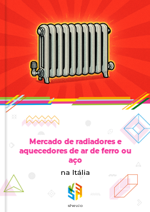 Mercado de radiadores e aquecedores de ar de ferro ou aço na Itália