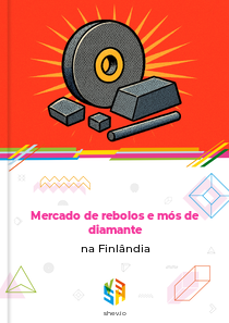 Mercado de rebolos e mós de diamante na Finlândia