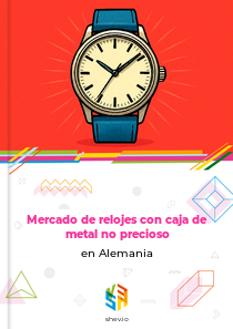 Mercado de relojes con caja de metal no precioso en Alemania