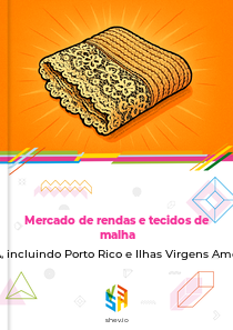 Mercado de rendas e tecidos de malha em EUA, incluindo Porto Rico e Ilhas Virgens Americanas