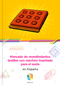 Mercado de revestimientos textiles con mechón insertado para el suelo en España