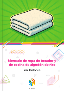 Mercado de ropa de tocador y de cocina de algodón de rizo en Polonia