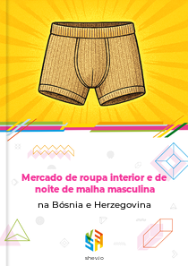 Mercado de roupa interior e de noite de malha masculina na Bósnia e Herzegovina