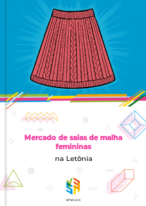 Mercado de saias de malha femininas na Letônia