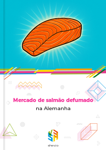 Mercado de salmão defumado na Alemanha