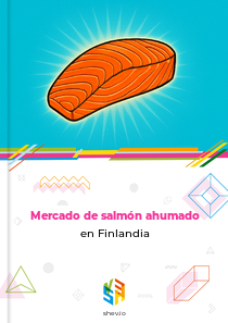Mercado de salmón ahumado en Finlandia