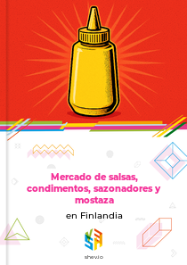Mercado de salsas, condimentos, sazonadores y mostaza en Finlandia