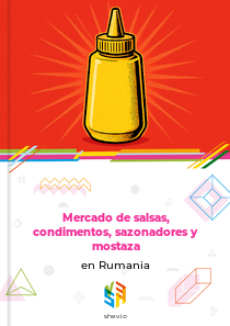 Mercado de salsas, condimentos, sazonadores y mostaza en Rumania