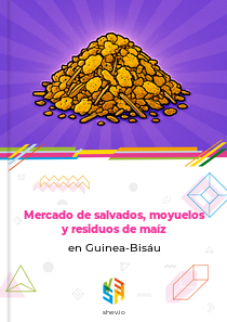 Mercado de salvados, moyuelos y residuos de maíz en Guinea-Bisáu