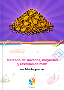 Mercado de salvados, moyuelos y residuos de maíz en Madagascar