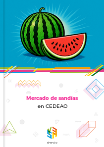 Mercado de sandías en CEDEAO