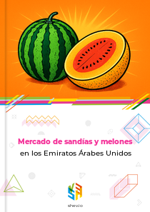 Mercado de sandías y melones en los Emiratos Árabes Unidos