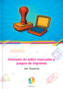 Mercado de sellos manuales y juegos de imprenta en Suecia