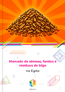 Mercado de sêmeas, farelos e resíduos de trigo no Egito