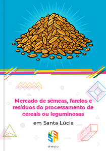 Mercado de sêmeas, farelos e resíduos do processamento de cereais ou leguminosas em Santa Lúcia