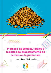 Mercado de sêmeas, farelos e resíduos do processamento de cereais ou leguminosas nas Ilhas Salomão