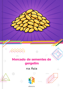 Mercado de sementes de gergelim na Ásia