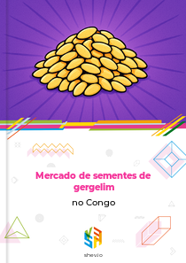 Mercado de sementes de gergelim no Congo