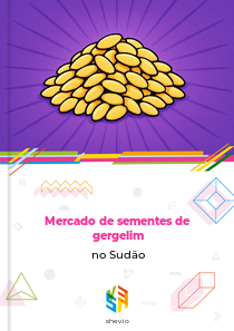 Mercado de sementes de gergelim no Sudão