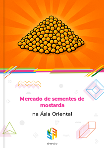 Mercado de sementes de mostarda na Ásia Oriental