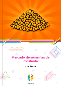 Mercado de sementes de mostarda na Ásia